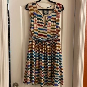 Anthropologie Maeve Sennebec Keyhole Dress